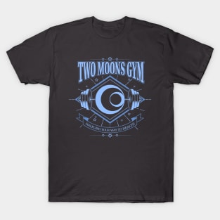 Two Moons Gym - Blue T-Shirt